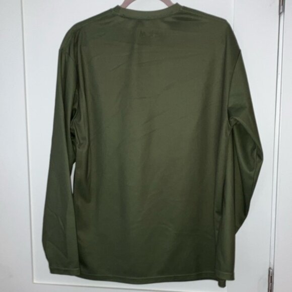 Bass Pro Shops Olive Camo Long Sleeve tech fabric shirt - Picture 13 of 14